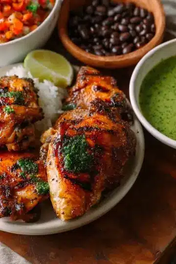 Peruvian Chicken & Green Sauce