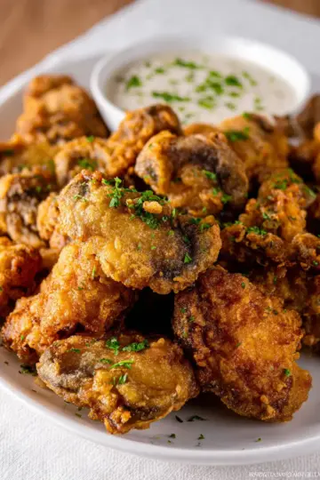 Fried Mushrooms – Easy Pan or Deep Fried Recipe