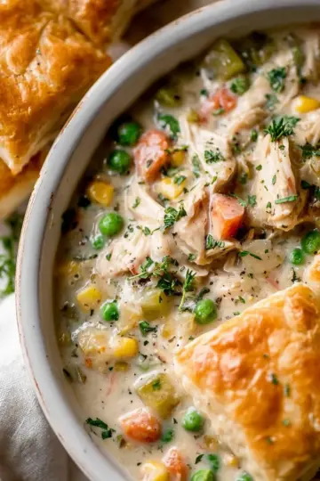Slow Cooker Chicken Pot Pie Soup