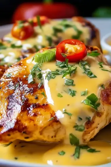Mexican Chicken with Cheese Sauce
