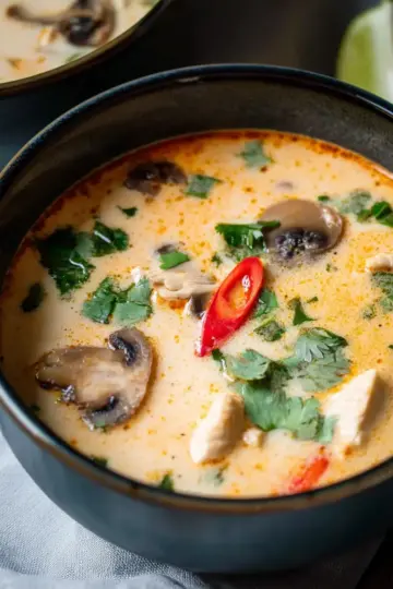 Best Ever Tom Kha Gai Soup (Thai Coconut Chicken Soup)