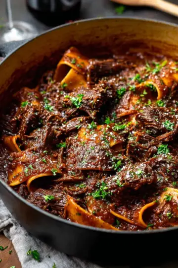 Slowly Braised Short Rib Ragu