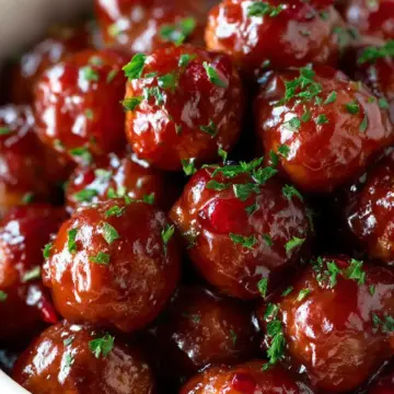 Cranberry Meatballs (Slow Cooker)