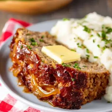 Crock Pot French Onion Meatloaf