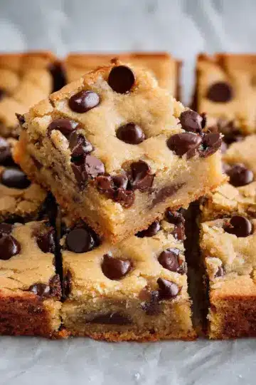 Soft & Chewy Chocolate Chip Cookie Bars