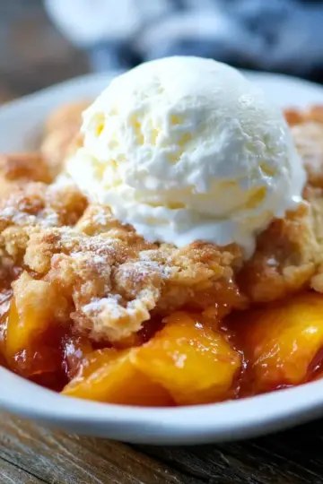 Southern Peach Cobbler