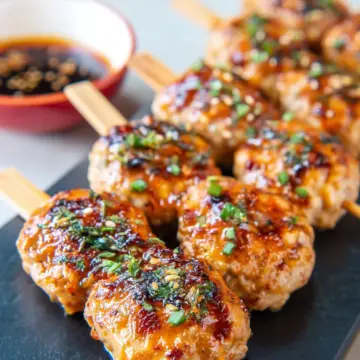 Tsukune, brochettes de poulet à la japonaise