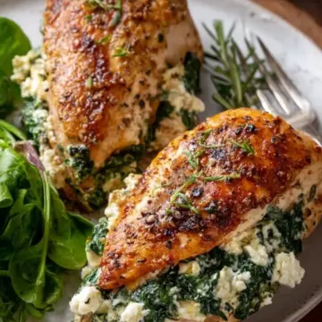 Spinach Feta Stuffed Chicken