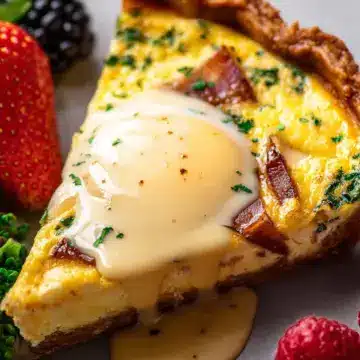 Eggs Benedict Quiche
