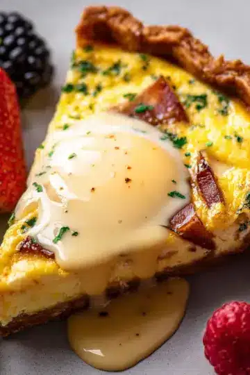 Eggs Benedict Quiche