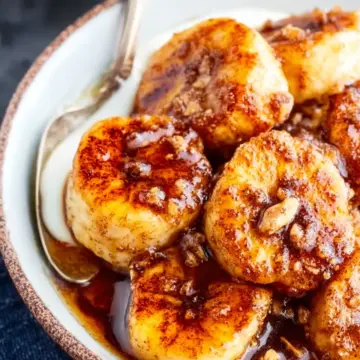 Easy Pan Fried Cinnamon Bananas Recipe