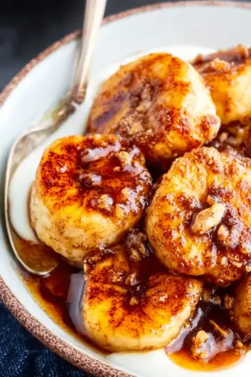 Easy Pan Fried Cinnamon Bananas Recipe