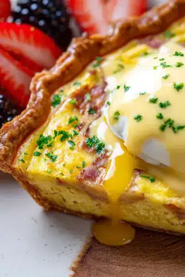 Eggs Benedict Quiche