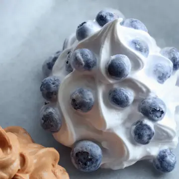 Frozen Yogurt Covered Blueberries