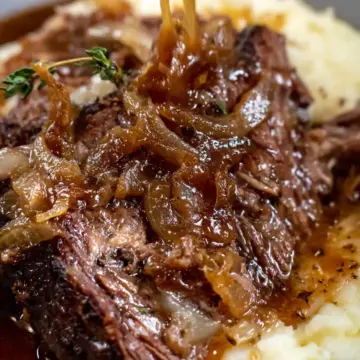 French Onion Crockpot Roast