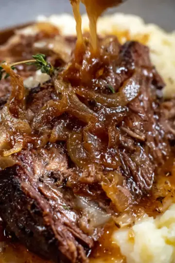 French Onion Crockpot Roast