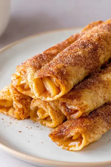 Air Fryer Apple Pie Taquitos