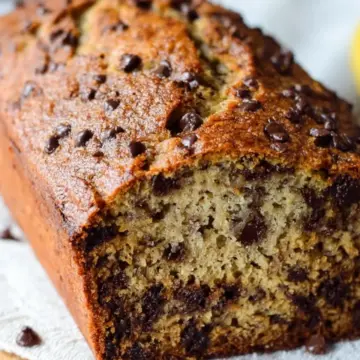 One Bowl Chocolate Chip Banana Bread