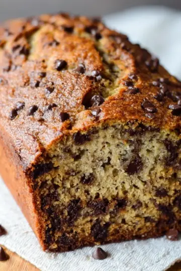 One Bowl Chocolate Chip Banana Bread